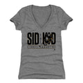 Sidney Crosby Women V-Neck T-Shirt – Slim Fit Digital Print Tee, Breathable Women's V-Neck T-Shirt - YinzerShop