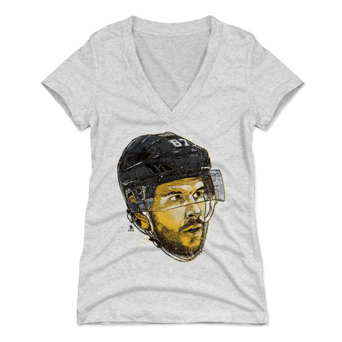 Sidney Crosby Women's V-Neck T-Shirt - Slim Fit Athletic Sportswear Tee Women's V-Neck T-Shirt - YinzerShop