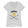 Sidney Crosby Women's V-Neck T-Shirt – Slim Fit Tri Blend Fabric Tee Women's V-Neck T-Shirt - YinzerShop