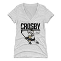 Sidney Crosby Women's V-Neck T-Shirt – Slim Fit Tri Blend Short Sleeve Top Women's V-Neck T-Shirt - YinzerShop