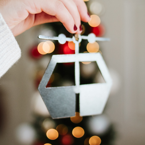 Gondola Ski Lift Ornament