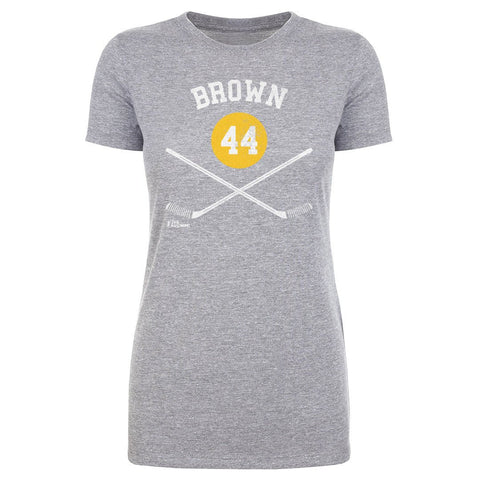 Slim Fit Cotton T-Shirt - Rob Brown Pittsburgh 44 Crewneck Short Sleeve Tee Women's T-Shirt - YinzerShop