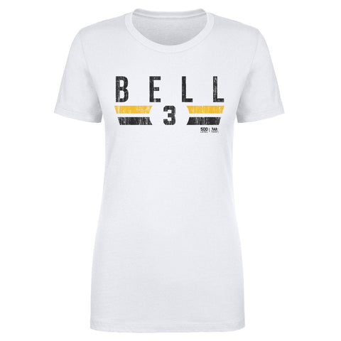 Slim Fit T-Shirt Jay Bell Pittsburgh Font - Lightweight Cotton Crewneck Tee Women's T-Shirt - YinzerShop