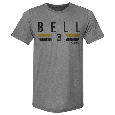 Slim Fit T-Shirt Jay Bell Pittsburgh Font – Lightweight Crewneck Tee, Digital Print Men's Premium T-Shirt - YinzerShop