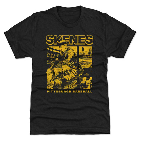 Slim Fit T-Shirt Paul Skenes Crewneck Short Sleeve Tee - Lightweight, Digital Print Men's Premium T-Shirt - YinzerShop