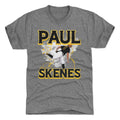 Slim Fit T-Shirt Paul Skenes Pittsburgh Lightning | Crewneck Short Sleeve Tee Men's Premium T-Shirt - YinzerShop