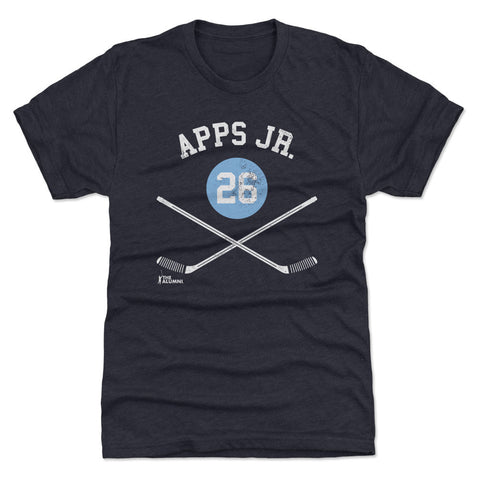 Slim Fit T-Shirt Syl Apps Jr. Pittsburgh | Crewneck Short Sleeve Tee With Digital Print Men's Premium T-Shirt - YinzerShop