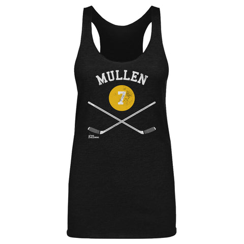 Slim Fit Tank Top – Joe Mullen Tri Color Digital Print Athletic Sleeveless Shirt Women's Tank Top - YinzerShop