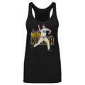 Slim Fit Tank Top – Mitch Keller Tri Color Polyester Cotton Blend Athletic Wear Women's Tank Top - YinzerShop