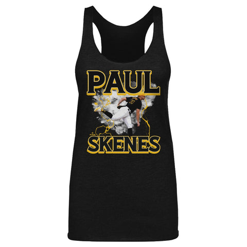 Slim Fit Tank Top – Paul Skenes Lightweight Tri Color Cotton Polyester Blend Tee Women's Tank Top - YinzerShop
