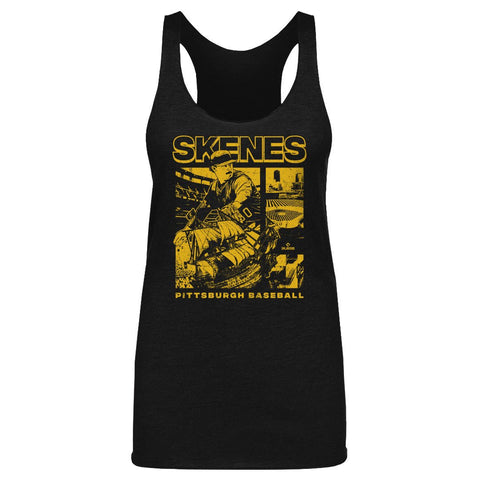 Slim Fit Tank Top Paul Skenes Pittsburgh Mono - Lightweight Tri Color Shirt Women's Tank Top - YinzerShop