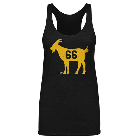 Slim Fit Tank Top - Pittsburgh GOAT Tri Color Lightweight Cotton Polyester Blend Women's Tank Top - YinzerShop