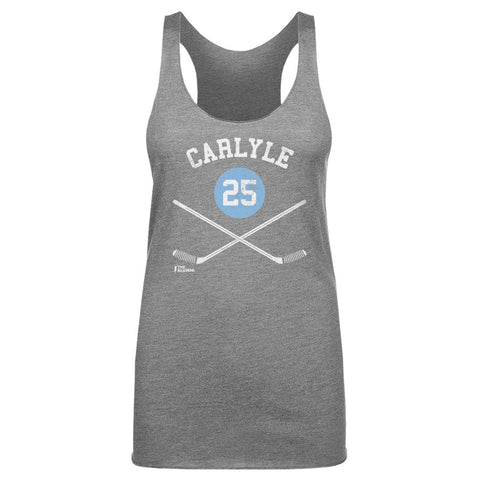 Slim Fit Tank Top – Randy Carlyle Tri Color Digital Print Cotton Polyester Blend Women's Tank Top - YinzerShop