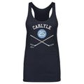 Slim Fit Tank Top – Randy Carlyle Tri Color Digital Print Cotton Polyester Blend Women's Tank Top - YinzerShop