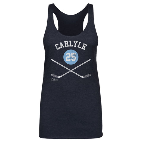 Slim Fit Tank Top – Randy Carlyle Tri Color Digital Print Cotton Polyester Blend Women's Tank Top - YinzerShop