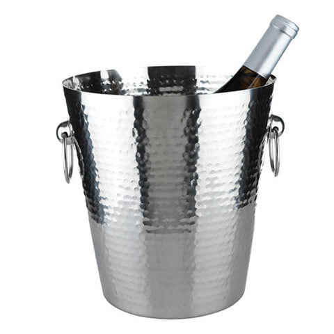 Irving Stainless Steel Hammered Ice Bucket