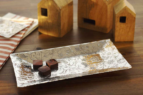Small Horizon Server | Wendell August Forge Handcrafted Serving Tray with High Shine Finish - YinzerShop