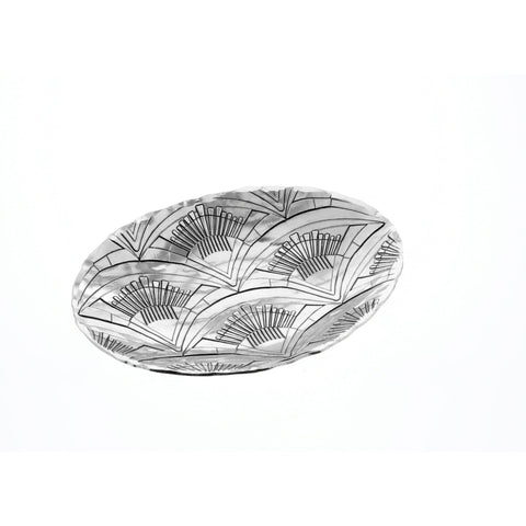 Small Oval Bowl - Wendell August Forge 1923 Collection Aluminum Serving Dish Decorative Serving Dish - YinzerShop