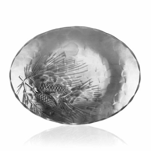 Small Oval Dish - Wendell August Forge Eastern White Pine Artisan Crafted Plate Decorative Serving Dish - YinzerShop