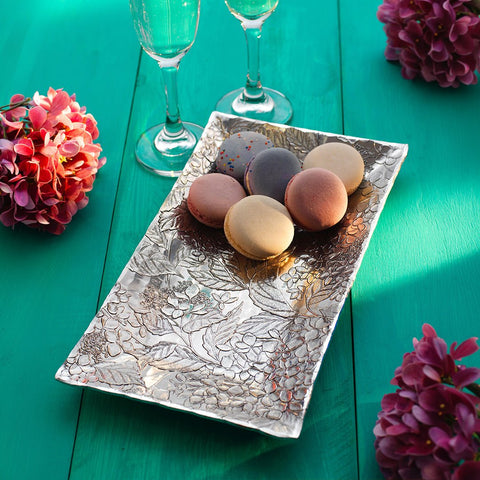 Small Serving Tray Wendell August Forge | Angled Easy Carry Decorative Horizon Series Tray Tray - YinzerShop