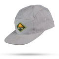 Smokey Bear Camper Hat 5 Panel Hat WYR Heather Grey  