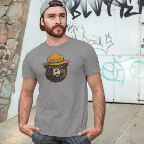 Smokey Bear Crewneck (Unisex) T-Shirt WYR   