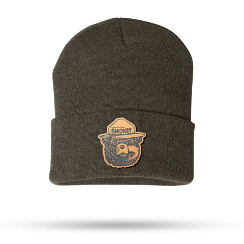 Smokey Bear Cuff Beanie Beanie WYR Brown