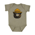 Smokey Bear Onesie Baby & Toddler WYR Olive w/ Smokey Newborn 