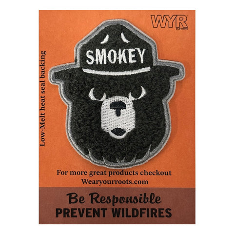 Smokey Bear Patch Collection (Pick Your Patch) Patch WYR Smokey Bear Chenille Patch  