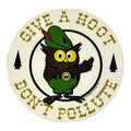 Smokey Bear & Woodsy Owl Decals Decal WYR Give a Hoot Clear  