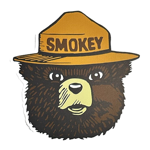 Smokey Bear & Woodsy Owl Decals Decal WYR Smokey Colored  