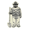 Smokey Bear & Woodsy Owl Decals Decal WYR Smokey Shovel Clear  