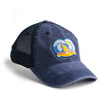 Snapback Trucker Hat | Low Profile Pretzel Patch Hat with Embroidered Mesh Crown Snapback Hat - YinzerShop