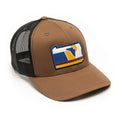 Snapback Trucker Hat - The Lehigh Pennsylvania Hat with Blue Gold Patch Snapback Hat - YinzerShop