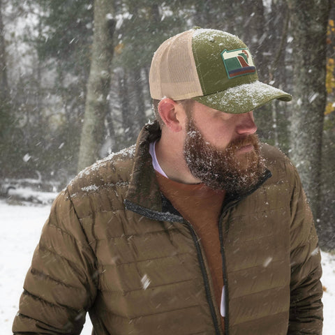 Snapback Trucker Hat - The Susquehanna Pennsylvania Hat | Camo Patch Outdoor Cap Snapback Hat - YinzerShop