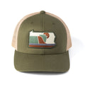 Snapback Trucker Hat - The Susquehanna Pennsylvania Hat | Camo Patch Outdoor Cap Snapback Hat - YinzerShop