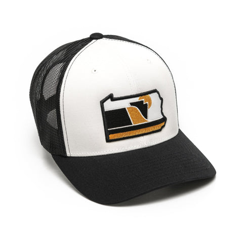 Snapback Trucker Hat - The Yinzer Pennsylvania Hat with Embroidered Logo Patch Snapback Hat - YinzerShop