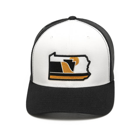 Snapback Trucker Hat - The Yinzer Pennsylvania Hat with Embroidered Logo Patch Snapback Hat - YinzerShop