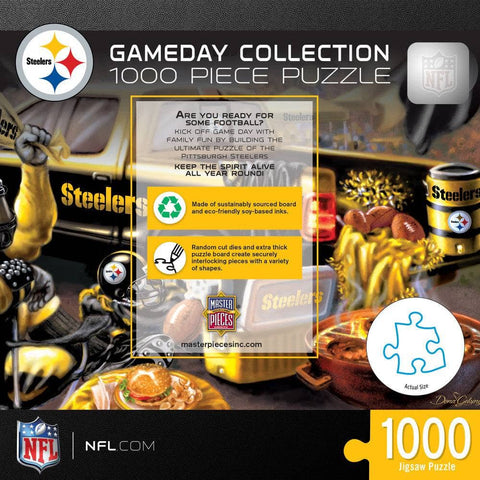 Pittsburgh Steelers Puzzle - 1000 Piece NFL Jigsaw Puzzle | Team Logo Game Challenge