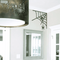 Spiderweb Wall Decor – Large Steel Halloween Spiderweb Sign | Corner Wall Art Wall Decor - YinzerShop