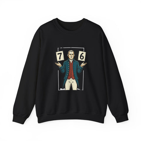 Spirit of '76 Meme Crewneck Sweatshirt | 6-7 Revolutionary War Parody Sweatshirt - YinzerShop