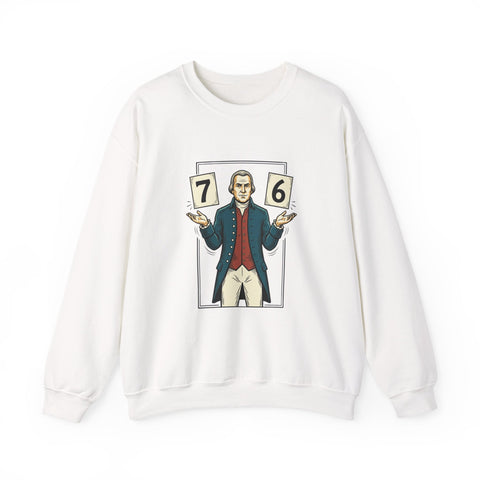 Spirit of '76 Meme Crewneck Sweatshirt | 6-7 Revolutionary War Parody Sweatshirt - YinzerShop