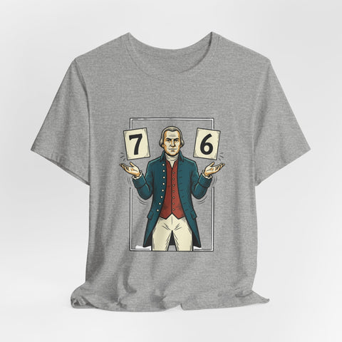 Spirit of '76 Meme Tee | 6-7 Viral Meme, Revolutionary Patriot Design T-Shirt - YinzerShop