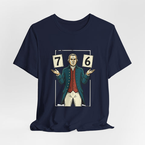 Spirit of '76 Meme Tee | 6-7 Viral Meme, Revolutionary Patriot Design T-Shirt - YinzerShop