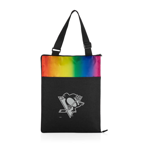 Pittsburgh Penguins - Vista Outdoor Picnic Blanket & Tote  Picnic Time Family of Brands Rainbow  