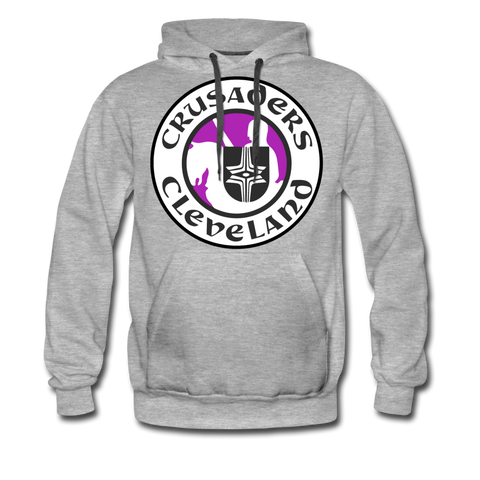 Cleveland Crusaders Hoodie (Premium)  Vintage Ice Hockey heather gray S 