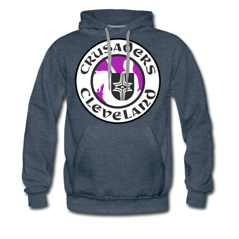 Cleveland Crusaders Hoodie (Premium)  Vintage Ice Hockey heather denim S 