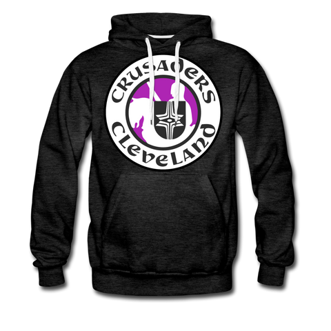 Cleveland Crusaders Hoodie (Premium)  Vintage Ice Hockey charcoal gray S 