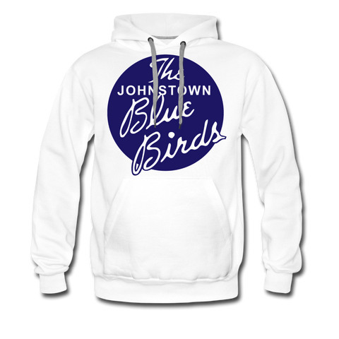 Johnstown Blue Birds Hoodie (Premium)  Vintage Ice Hockey white S 