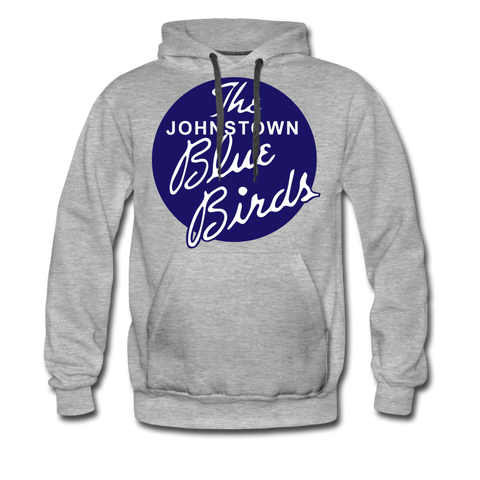 Johnstown Blue Birds Hoodie (Premium)  Vintage Ice Hockey heather gray S 